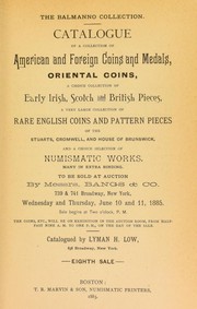 Cover of: Catalogue of a collection of American and foreign coins and medals, oriental coins ...