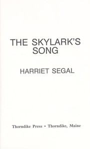 Cover of: The skylark's song by Harriet Segal