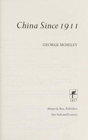 Cover of: China since 1911.
