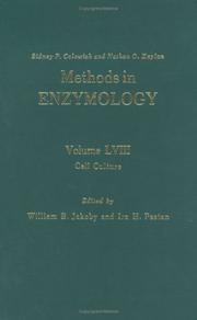 Cover of: Cell Culture, Volume 58: Volume 58: Cell Culture (Methods in Enzymology)