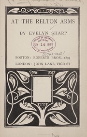 Cover of: At the Relton Arms by Evelyn Sharp