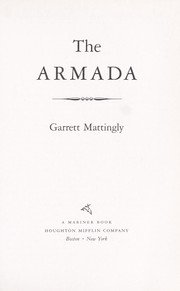 Cover of: The Armada by Garrett Mattingly