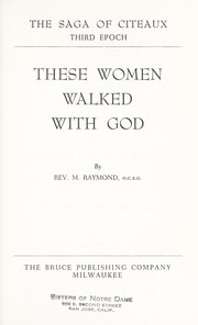 Cover of: These women walked with God.