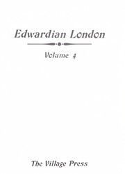 Cover of: Edwardian London Volume 3 (Besant's History of London)