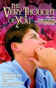 Cover of: The Very Thought of You: Erotic Love Stories