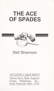 Cover of: The ace of spades by Dell Shannon