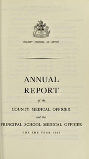 Cover of: [Report 1965]