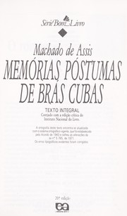 Cover of: Memórias Póstumas de Brás Cubas by 