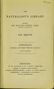 Cover of: Ichthyology by Sir William Jardine