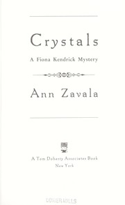 Cover of: Crystals: a Fiona Kendrick mystery