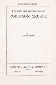 Cover of: The life and adventures of Robinson Crusoe