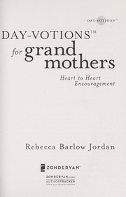 Cover of: Day-votions for grandmothers: heart to heart encouragement