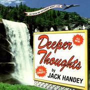 Cover of: Deeper thoughts by Jack Handey