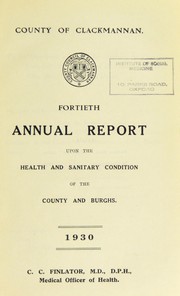 Cover of: [Report 1930]