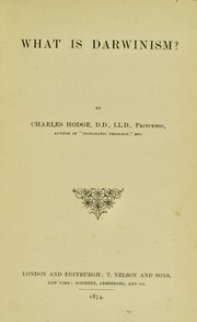 Cover of: What is Darwinism? by Charles Hodge