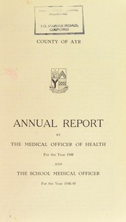 Cover of: [Report 1948]