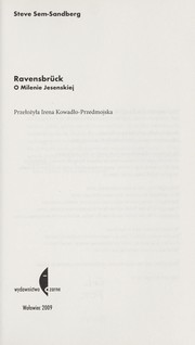 Cover of: Ravensbrück: o Milenie Jesenskiej