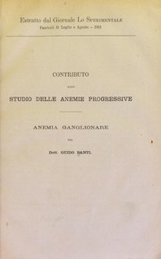 Anemia ganglionare by Guido Banti