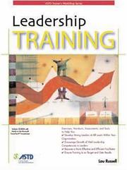 Cover of: Leadership training by Lou Russell