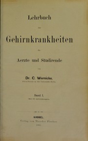Cover of: Lehrbuch der Gehirnkrankheiten f©ơr Aerzte und Studirende