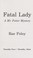 Cover of: Fatal lady