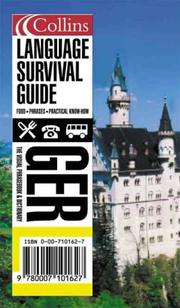 Front cover of Germany (Collins Language Survival Guide) by Unknown
