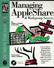 Cover of: Managing AppleShare and workgroup servers