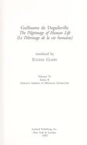 Cover of: The pilgrimage of human life = Le pèlerinage de la vie humaine by 