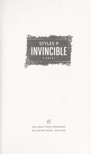 Cover of: Invincible by Styles