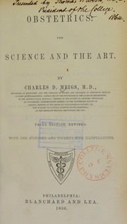 Cover of: Obstetrics by Charles D. Meigs