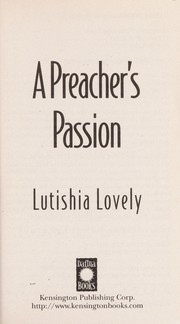 Cover of: A preacher's passion