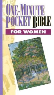 Cover of: One-minute pocket Bible for women by Mike Murdock