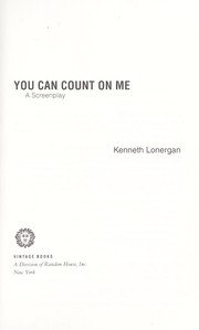 Cover of: You can count on me : a screenplay by 