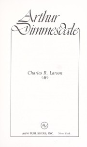 Cover of: Arthur Dimmesdale by Charles R. Larson