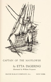 Cover of: Christopher Jones, captain of the Mayflower.