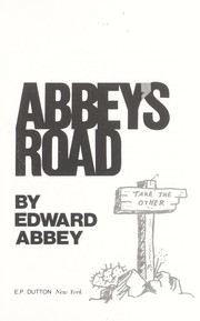 Cover of: Abbey's road by Edward Abbey
