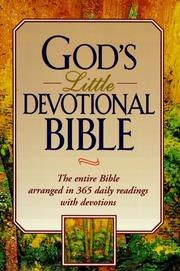 Cover of: God's little devotional Bible.