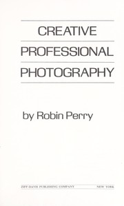 Cover of: Creative professional photography