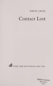 Cover of: Contact lost by Craig, David