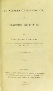 Cover of: Principles of pathology and practice of physic