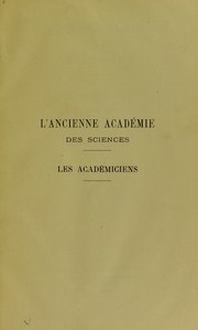 Cover of: Les acad©♭miciens 1666-1793