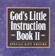 Cover of: God's Little Instruction Book II (God's Little Instruction Book - the Teeny Tiny Series) by Honor Books