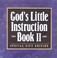Cover of: God's little instruction book.