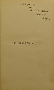 Cover of: The principles of astrological geomancy by Franz Hartmann