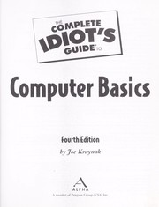 Cover of: The complete idiot's guide to computer basics