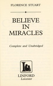 Cover of: Believe in miracles