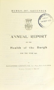 Cover of: [Report 1931]