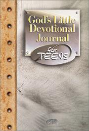 Cover of: God's Little Devotional Journal for Teens (God's Little Devotional Books) by Henry Drummond