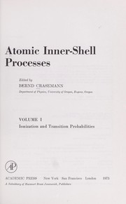 Atomic inner-shell processes by Bernd Crasemann