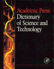 Cover of: Academic Press dictionary of science and technology